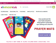 Tablet Screenshot of imaankids.com
